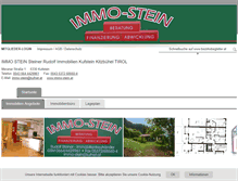 Tablet Screenshot of immo-stein.at